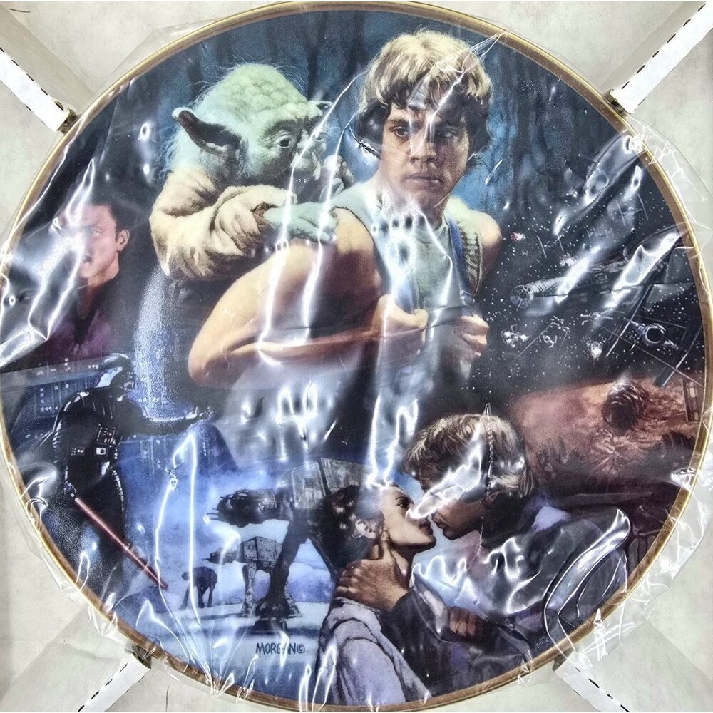 STAR WARS THE EMPIRE STRIKES BACK COLLECTORS PLATE Hamilton Collection New - Picture 8 of 8